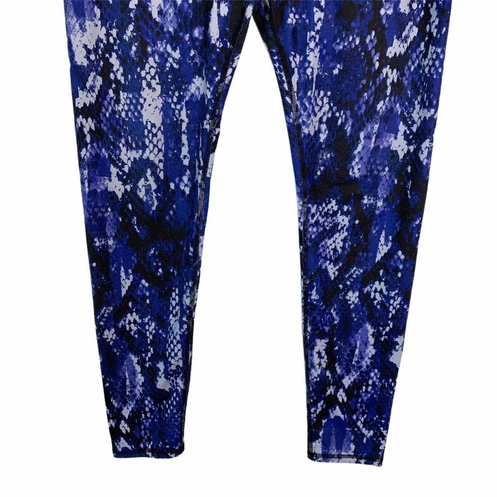Alo Yoga Blue Python Print Full Length Leggings - image 2